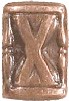 Hourglass Attachment For Ribbons Bronze